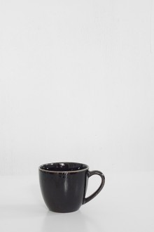 ceramic cup handle - black