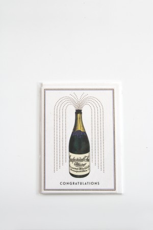 message card - champagne