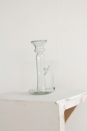 glass candle holder