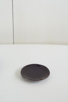 ceramic dish black - small