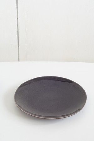 ceramic dish black - big