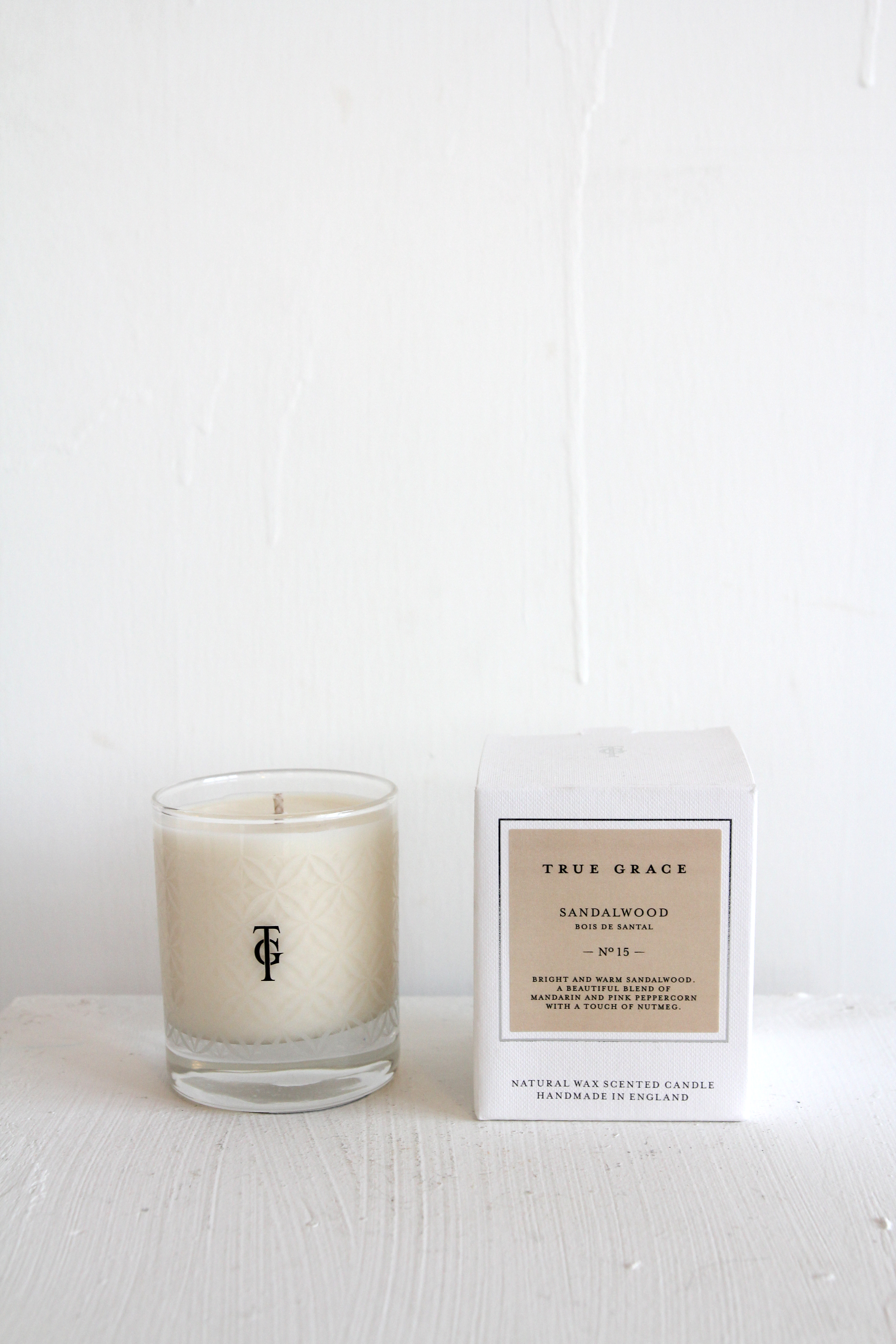 scent candle - sandal wood