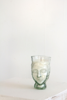 face glass candle