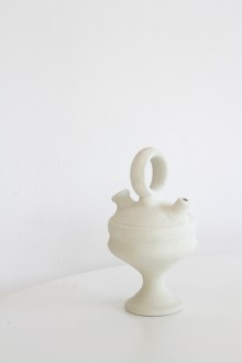salt clay vase - small