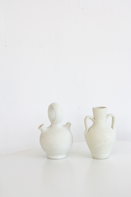 salt clay vase - small