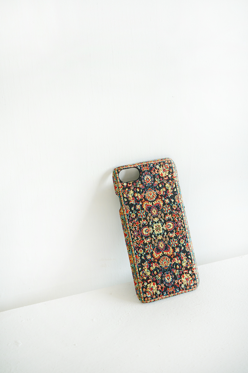 woven iphone case - garden