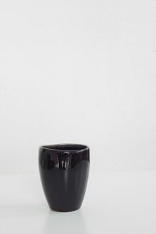 ceramic cup - black