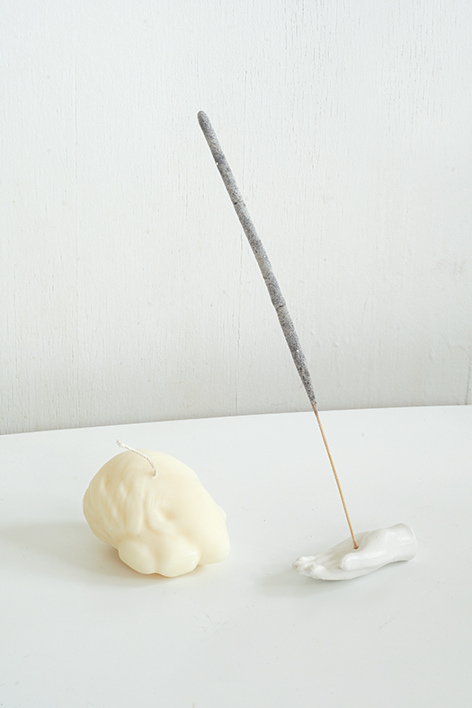 porcelain hand incense holder