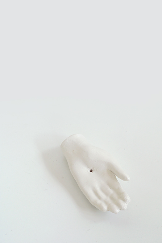 porcelain hand incense holder