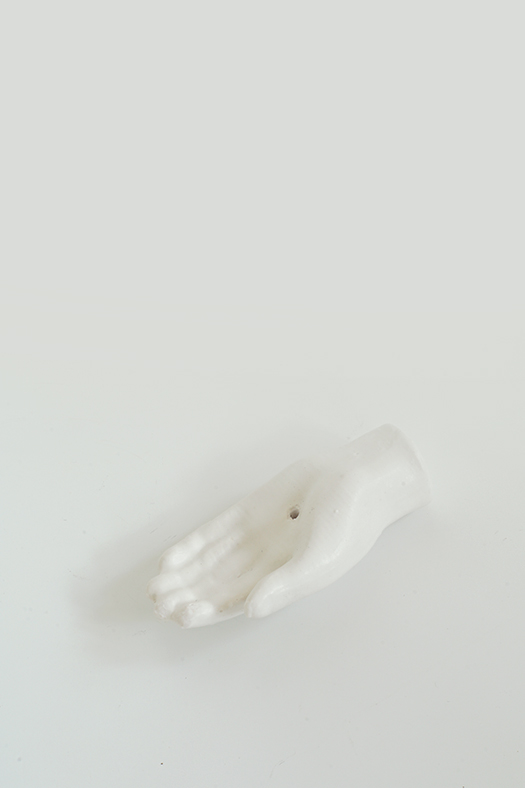 porcelain hand incense holder