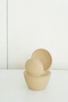 oval ceramic vase - M