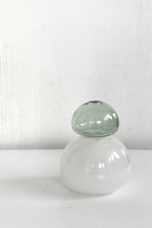fungus vase - green