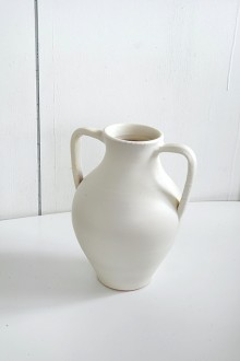 white matt vase