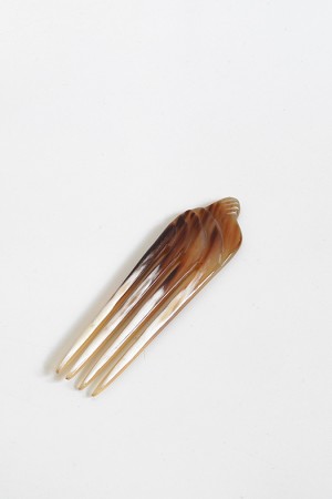 horn hair barrette no.6