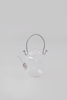glass teapot - medium