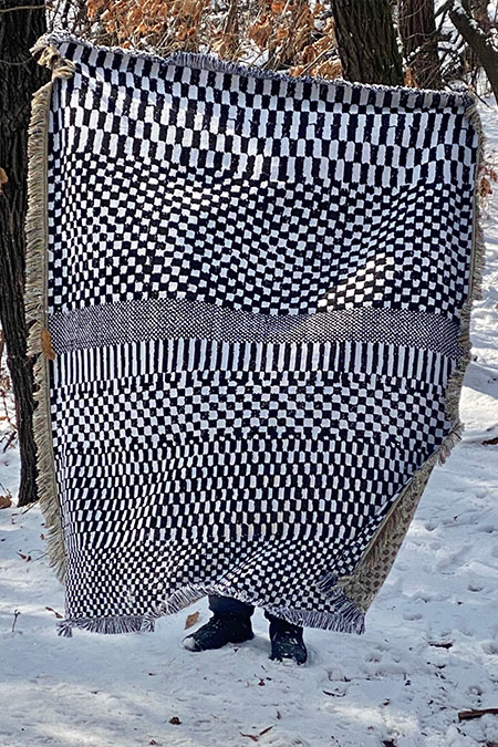 cotton blanket - check(6/30)