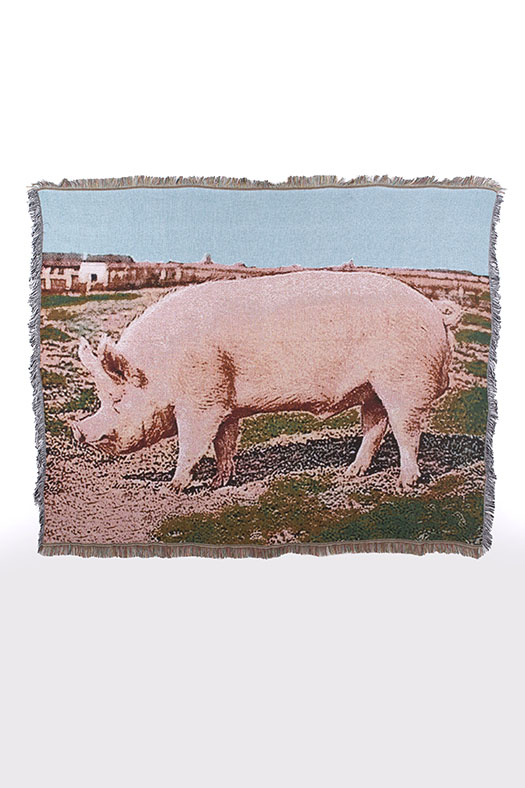 cotton blanket - pig