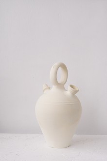 salt clay vase - oval M