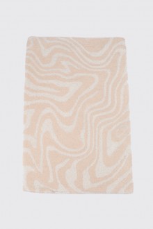 wool rug - swirl nude