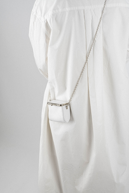 pelican bag - mini - white