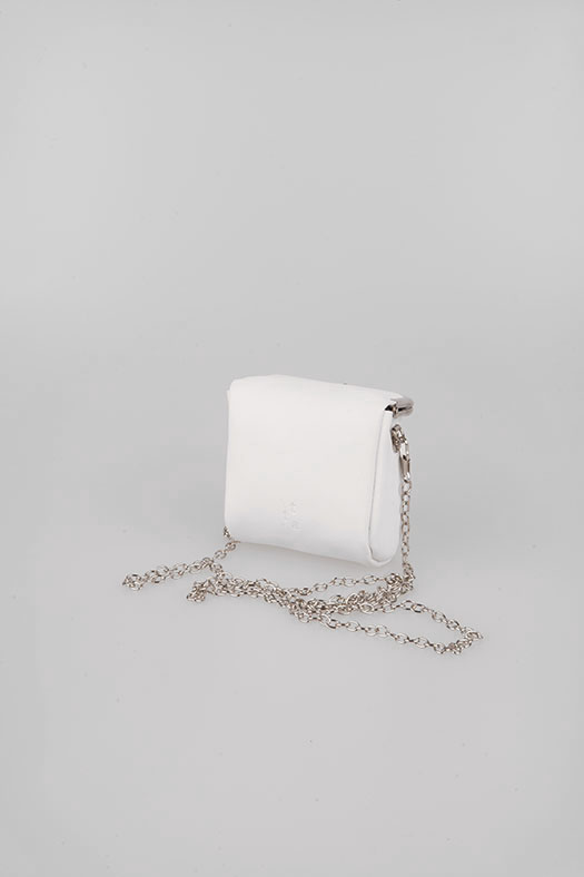 pelican bag - mini - white