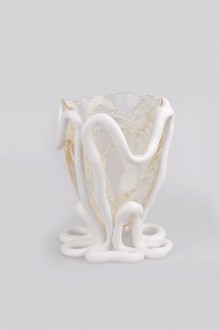 Pesce vessel - amber white L