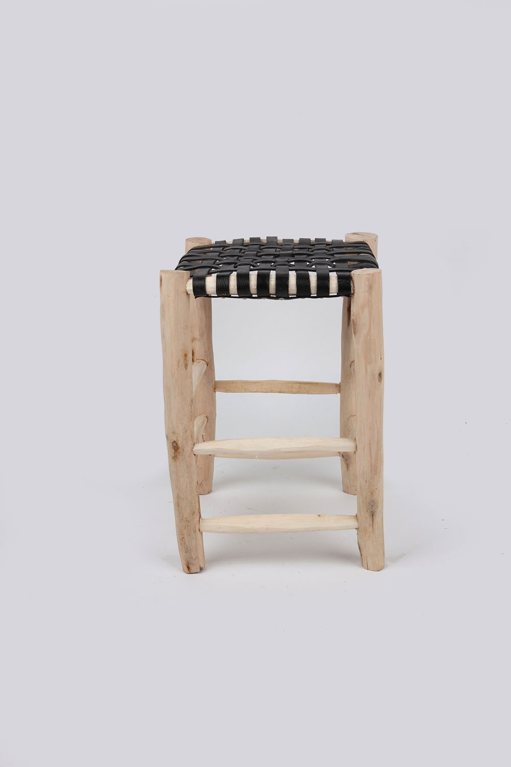 leather stool - L BN