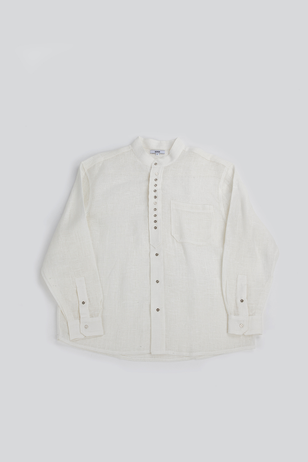 quinoa linen shirts - ecru
