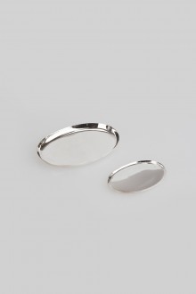 silver tray - oval