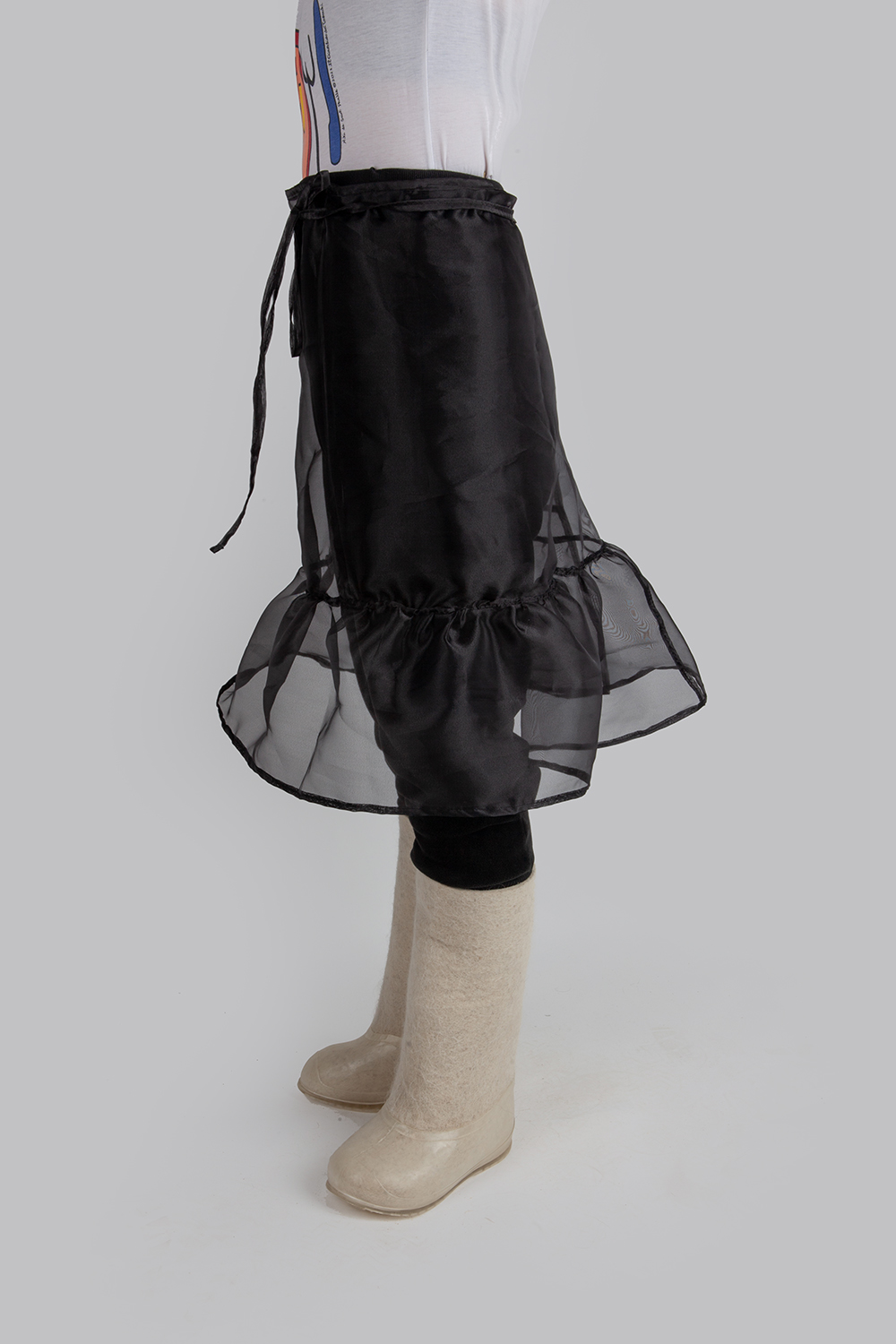 apron skirt - black