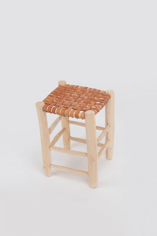 leather stool - L NN