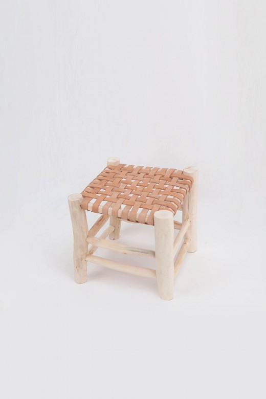 leather stool - M NN