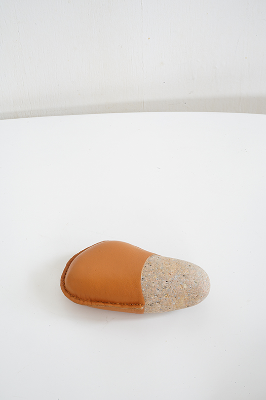 leather stone object
