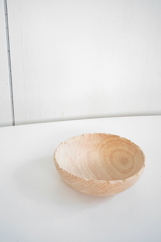 wooden bowl - round 