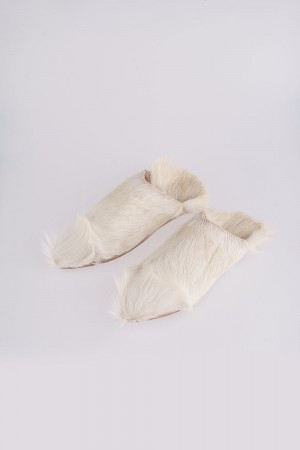 fur sleeper - white