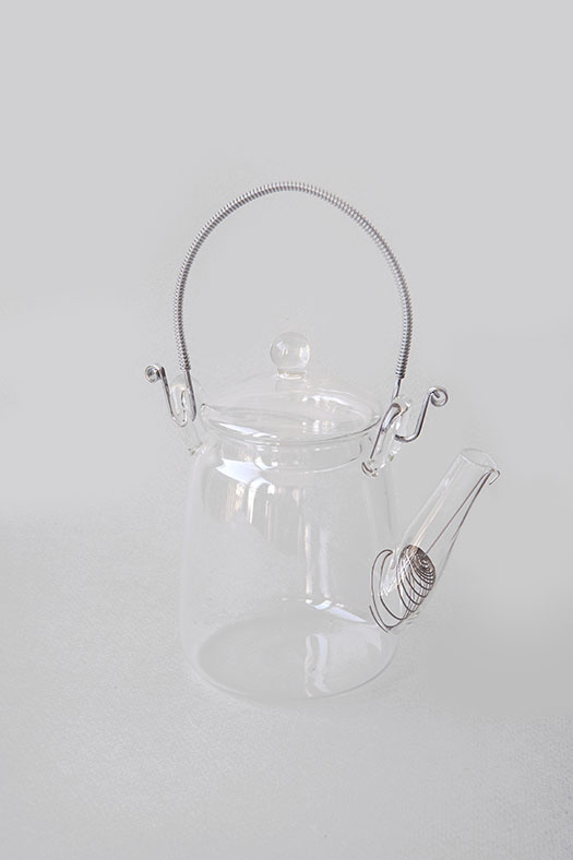glass teapot - medium