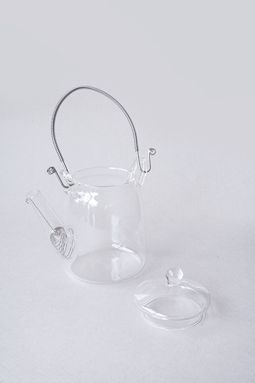 glass teapot - medium