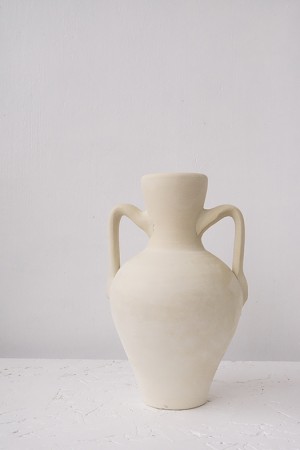 salt clay vase handle - M