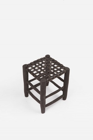 leather stool - L BB