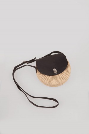 leather basket bag