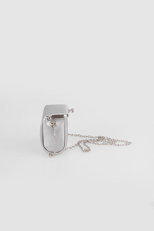 pelican bag - mini - silver