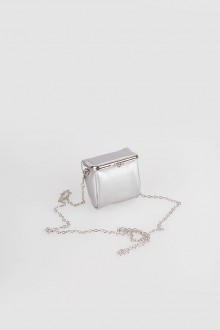 pelican bag - mini - silver
