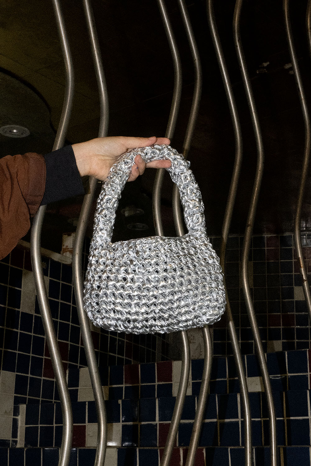 musk bag - silver mini
