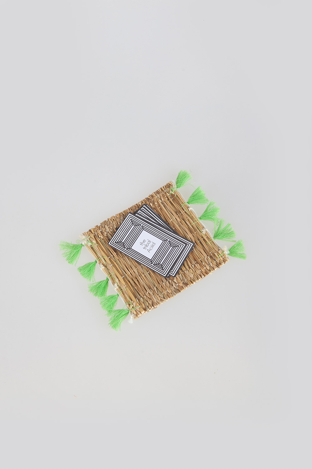 Moroccan woven coaster