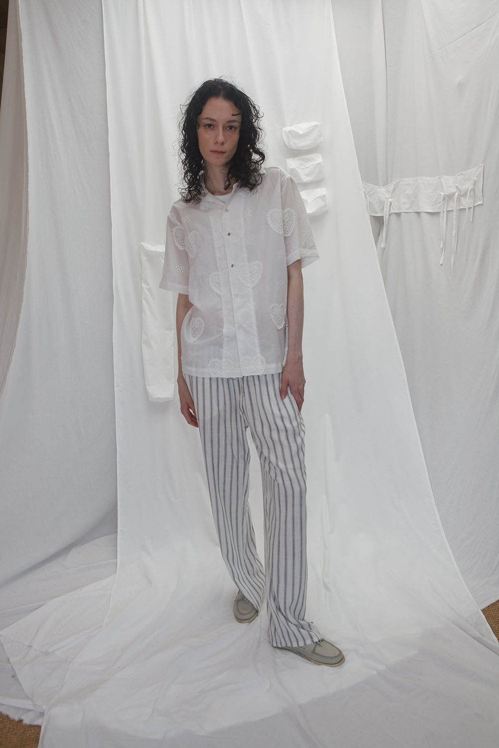 quinoa woven shirts - heart