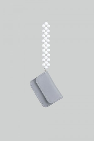 strap card wallet - grey