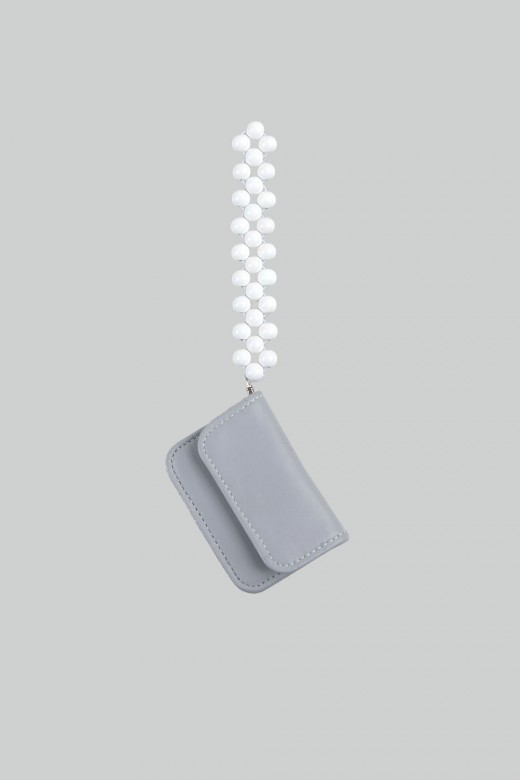 strap card wallet - grey