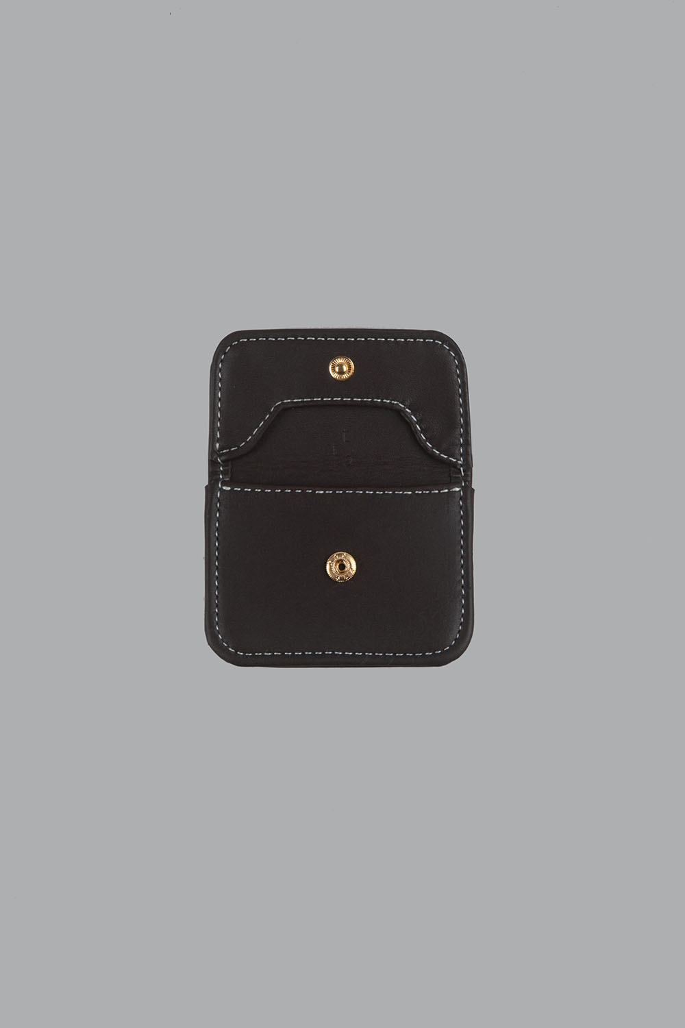 strap card wallet - darkbrown