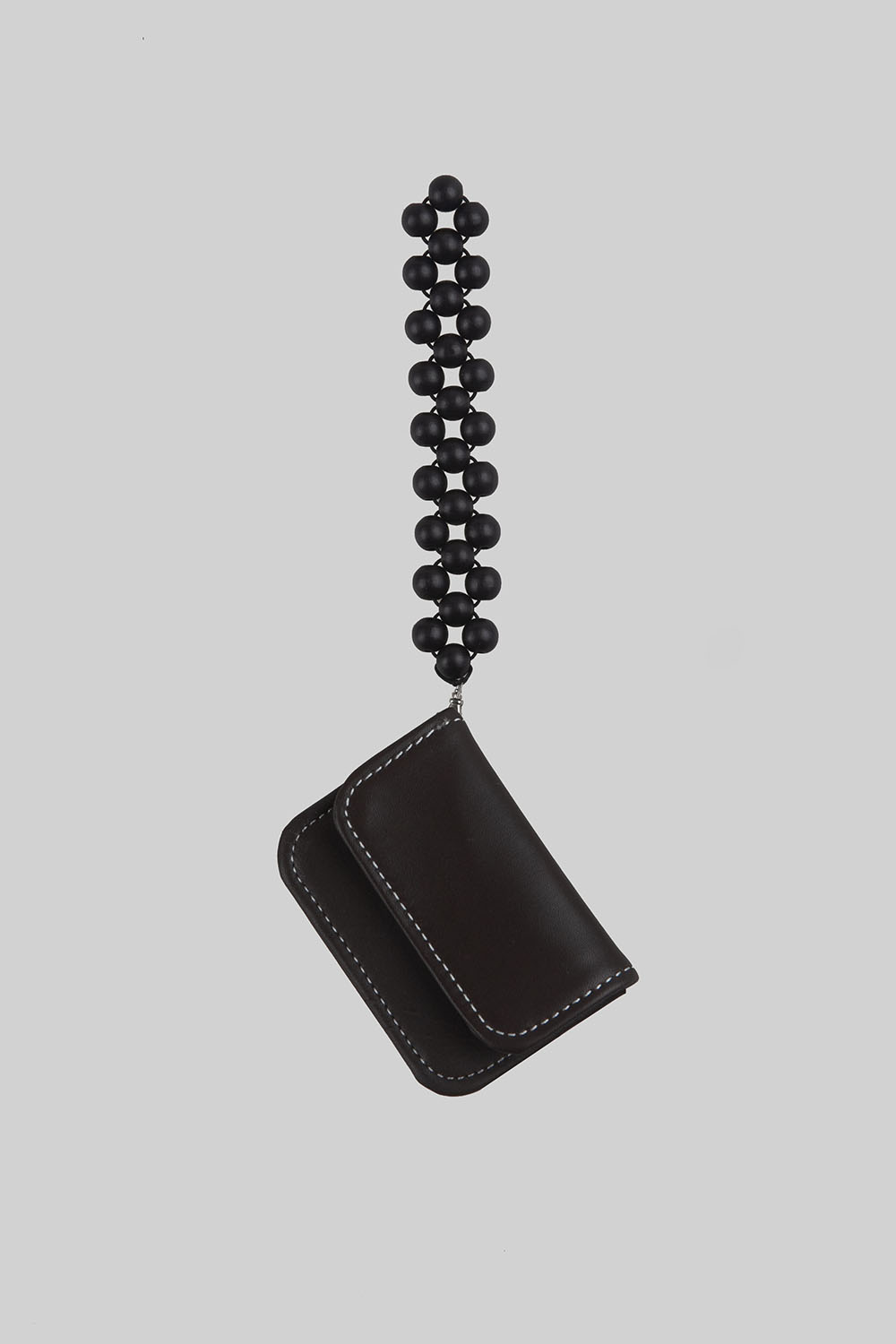 strap card wallet - darkbrown