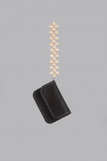 strap card wallet - darkbrown